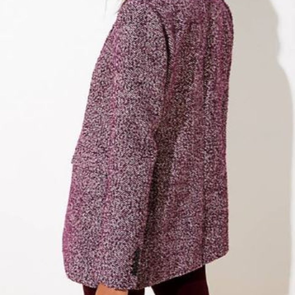 Loft Tweed Long Modern Blazer